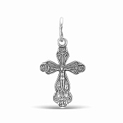 Подвеска крест из серебра