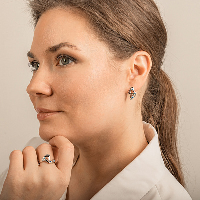 Серьги 33816376Д3