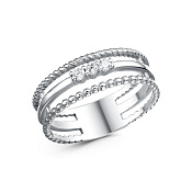 Кольцо дорожка бижутерия с фианитами