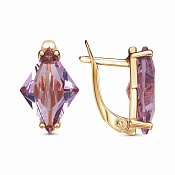 Серьги бижутерия с ювелирным стеклом