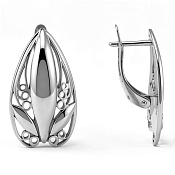 Серьги из серебра