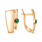 Серьги бижутерия с иск. шпинелью