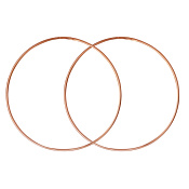 Серьги конго 50 мм бижутерия