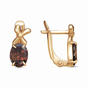 Серьги бижутерия с фианитами