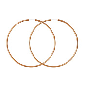 Серьги конго 45 мм бижутерия