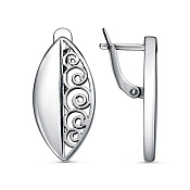 Серьги винтажные бижутерия