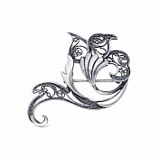 Брошь Цветок бижутерия