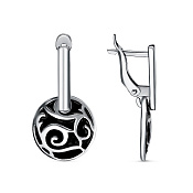 Серьги бижутерия с эмалью