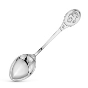 Ложка детская Козерог из серебра