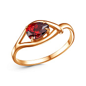 Кольцо бижутерия с фианитом