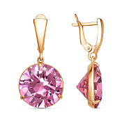 Серьги бижутерия с фианитами