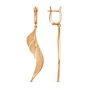 Серьги длинные с подвесками Крылья бижутерия