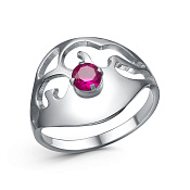 Кольцо бижутерия с иск. корундом