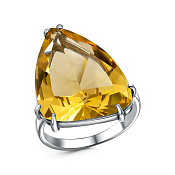 Кольцо широкое коктейльное бижутерия с ювелирным стеклом