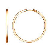 Серьги конго 40 мм бижутерия