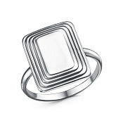 Кольцо геометрическое бижутерия