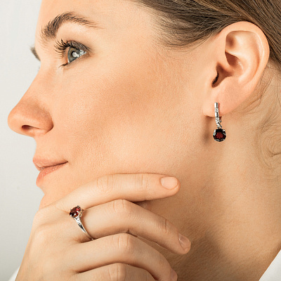 Серьги 33110424ДГр