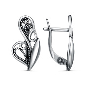 Серьги ажурные винтажные бижутерия