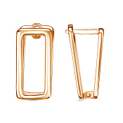 Серьги из золоченого серебра