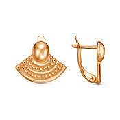 Серьги из золоченого серебра